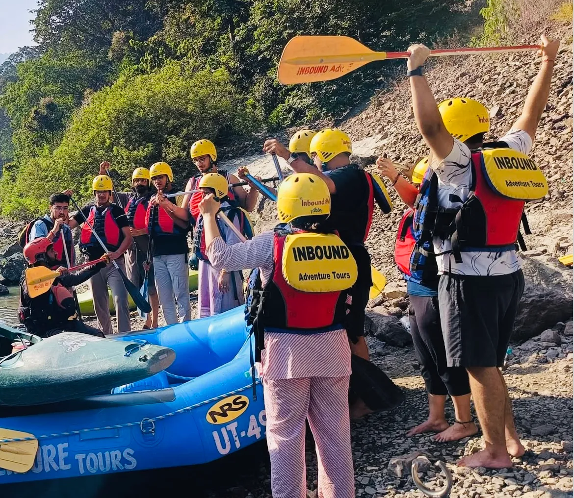 Exhilarating 24km river rafting experience on the Ganges in Rishikesh